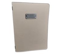 oggettando Juego de 6 menús personalizables A5 restaurante Pub Self Service Bar Cerveza Moderno; Regalos útiles, originales y a precios bajos (Beige)