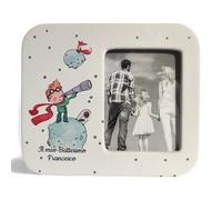 oggettando Portafotos marco de mesa para ceremonias personalizables en caja de regalo, bombonera para boda, bautizo, comunión, graduación, confirmación, aniversario y árbol (Principito Pers.)