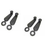 OGJFD Elevalunas Puertas Regulador De Ventana Y Manija Para VW Para Golf Para Jetta Para Mk2 1983-1992 Soporte De Regulador De Ventana Tiradores ventanilla elevalunas(4PCS HANDLE)