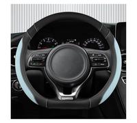 OGJFD Funda Volante Cubierta De Volante Tipo D para Kia para Stonic para Sportage para Proceed K5 para Optima Decoración Interior De Coche Funda Volante Coche(Azul)