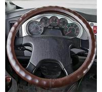 OGJFD Funda Volante Funda para Volante De Camión para IVECO, Furgoneta, Autobús, 38, 40, 42, 45 Y 47 Cm, Antideslizante, para Decoración Interior. Funda Volante Coche(Brown 47CM)