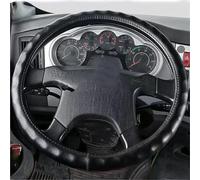 OGJFD Funda Volante Funda para Volante De Camión para IVECO, Furgoneta, Autobús, 38, 40, 42, 45 Y 47 Cm, Antideslizante, para Decoración Interior. Funda Volante Coche(Black 40CM)