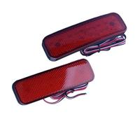 OGJFD Intermitente Lateral 2 Reflectores LED Parachoques Trasero Luz Freno Compatibles Para Ford Para Transit Para Custom Para Connect 2014-2020 BK21515C0AA Indicador Intermitente
