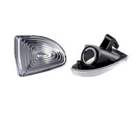 OGJFD Intermitente Lateral Para Smart Para Fortwo 451 MK1 MKII 07-15 Luces Señal Giro Luz Posición Lateral Lámpara Repetidora Cubierta Carcasa Sin Bombillas Indicador Intermitente(Clear)