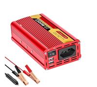 OGJFD Inversor Inversor De Corriente para Coche Enchufe Brasileño 600W 1500W 2000W 2500W CC 12V/24V A CA 110V/220V Convertidor Portátil Accesorios Coche Onda sinusoidal modificada(12V 1500W 220V)