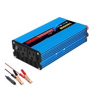 OGJFD Inversor Inversor De Onda Sinusoidal Pura De 1000 W A 4000 W CC 12 V/24 V A CA 220 V 50 Hz Adaptador De Corriente Enchufe Universal Onda sinusoidal modificada(12V 1600W 110V)