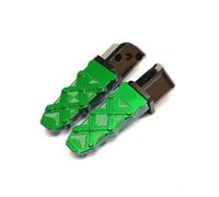 OGJFD Reposapiés Delanteros para Kawasaki para Ninja 650 para Ninja650 2017-2022 Motocicleta CNC Aluminio Trasero Pasajero Reposapiés Reposapies Moto(Verde)
