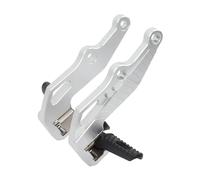 OGJFD Reposapiés Delanteros para NC750D para NC700D para NC 750 700 D para NC 750D 700D Kit Reposapiés Delantero Motocicleta Pedales Clavijas 2012-2023 Reposapies Moto(Plata)
