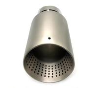 OGJFD Tubo de Escape 1 Pieza Punta Escape Automóvil Punta Escape Universal para VW para GTI para MK7 para Golf 7 Boquilla 60 Mm 63 Mm Punta Silenciador Tubo de Escape del Coche(IN 63MM-out 89MM)
