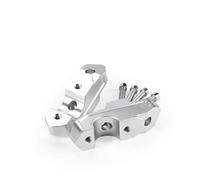 OGLAMGVC Abrazadera Elevador Manillar para R1300GS R1300 GS 2023-2024 Accesorios Motocicleta Manillar Elevado Altura Manillar Motocicleta(Silver)
