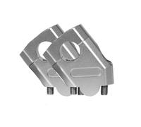 OGLAMGVC Adaptador De Extensión De Elevador De Manillar para Manillar Elevador para Himalayan 450, Accesorios De Motocicleta Altura Manillar Motocicleta(Silver 22mm)