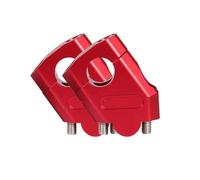 OGLAMGVC Adaptador De Extensión De Elevador De Manillar para Manillar Elevador para Himalayan 450, Accesorios De Motocicleta Altura Manillar Motocicleta(Red 22mm)