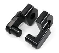 OGLAMGVC Elevadores Manillar Giratorios Universales para Motocicleta 22 Mm Y 7/8" para Er-6n, para Ninja 650, Z750, Z1000, KLR650, KLX300, KX250 para Versys1000. Altura Manillar Motocicleta(Black)