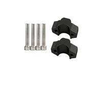 OGLAMGVC para Yamaha XJR1300 2016-2024 XJR 1300 XJR-1300 Accesorios Motocicleta Elevador Manillar Arrastre Abrazadera Manillar Extensión Adaptador Altura Manillar Motocicleta(Black)