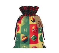 Ogniwo Bolsas de regalo de Navidad con símbolos de matemáticas escolares, bolsas de dulces para envolver regalos para Halloween, cumpleaños, boda, 8.3 x 11.8 pulgadas