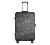 Ogniwo Funda de equipaje, fundas elásticas a prueba de polvo para equipaje de 18 a 32 pulgadas, lavable, patrón de símbolos matemáticos