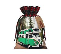 Ogniwo Happy Camper - Bolsas de regalo de Navidad, bolsas de dulces para envolver regalos para Halloween, cumpleaños, boda, 5 x 7 pulgadas