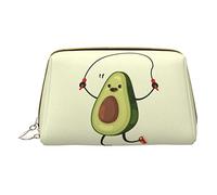 OGNOT Beagle - Bolsa de aseo para hombres y mujeres, bolsa de maquillaje de piel ligera, bolsa de cosméticos pequeña, Cuerda de aguacate para saltar, Talla única