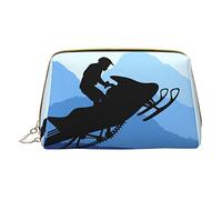 OGNOT Beagle - Bolsa de aseo para hombres y mujeres, bolsa de maquillaje de piel ligera, bolsa de cosméticos pequeña, Motos de nieve, Talla única