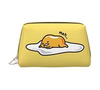 OGNOT Bolsa de aseo de caballo blanco y caballo negro, organizador de viaje para hombres y mujeres, bolsa de maquillaje de cuero ligero, bolsa de cosméticos pequeña, Bonito huevo., Talla única
