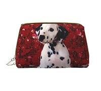 OGNOT Bonita bolsa de aseo de llama, organizador de viaje para hombres y mujeres, bolsa de maquillaje de cuero ligero, bolsa de cosméticos grande, Dalmatian Puppy, Talla única