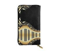 OGNOT Bug Wreath - Cartera de cuero de gran capacidad para mujer, tarjetero, cartera de cuero para hombres y mujeres, Música, Talla única, Classic