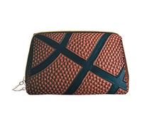 OGNOT Cafe Terrace At Night Neceser Organizador de viaje para hombres y mujeres, Bolsa de maquillaje de cuero ligero pequeña bolsa de cosméticos, deporte de baloncesto, Talla única