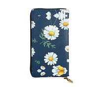 OGNOT Cartera de cuero de gran capacidad con diseño de caballo blanco y caballo negro, Margarita, Talla única, Classic
