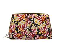 OGNOT Fire And Water Phoenix - Neceser organizador de viaje para hombres y mujeres, bolsa de maquillaje de cuero ligero, Estampado de palomitas, Talla única