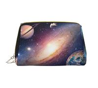 OGNOT Flower Paris - Bolsa de aseo para hombres y mujeres, bolsa de maquillaje de piel ligera, bolsa de cosméticos grande, Universo Galaxy Espacio Exterior, Talla única