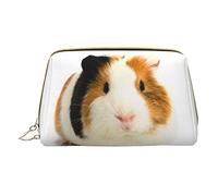 OGNOT Killer Whale Neceser Organizador de viaje para hombres y mujeres, bolsa de maquillaje de cuero ligero pequeña bolsa de cosméticos, lindo conejillo de indias, Talla única