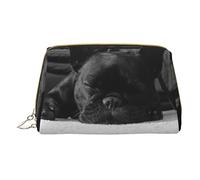 OGNOT Mallard Duck - Neceser de viaje para hombres y mujeres, bolsa de maquillaje de cuero ligero pequeña bolsa de cosméticos, FRENCH BULLDOG, Talla única