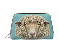 OGNOT Mallard Duck - Neceser de viaje para hombres y mujeres, bolsa de maquillaje de cuero ligero pequeña bolsa de cosméticos, Cabeza de oveja retro, Talla única