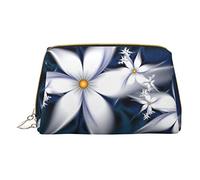 OGNOT Mallard Ducks - Neceser organizador de viaje para hombres y mujeres, bolsa de maquillaje de cuero ligero pequeña bolsa de cosméticos, Margarita artística floral, Talla única