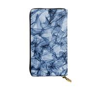 OGNOT Native American Cartera de cuero de gran capacidad para señoras, tarjetero para hombres y mujeres, Azul oscuro (Dark Blue Marble), Talla única, Classic