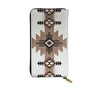 OGNOT Native American Cartera de cuero de gran capacidad para señoras, tarjetero para hombres y mujeres, nativo americano, Talla única, Classic
