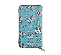 OGNOT Native American Cartera de cuero de gran capacidad para señoras, tarjetero para hombres y mujeres, Vaca, Talla única, Classic
