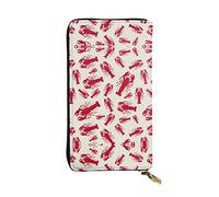 OGNOT Niagara Falls - Cartera de cuero de gran capacidad para mujer, tarjetero, cartera de cuero para hombre y mujer, rojo, (Red Lobster), Talla única, Classic
