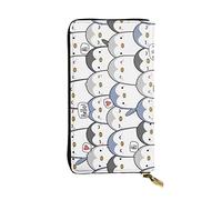 OGNOT Niagara Falls - Cartera de cuero de gran capacidad para mujer, tarjetero, cartera de cuero para hombre y mujer, Pingüino, Talla única, Classic