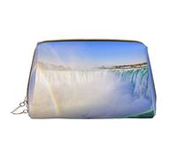 OGNOT Niagara Falls - Neceser organizador de viaje para hombres y mujeres, bolsa de maquillaje de cuero ligero, Niagara Falls, Talla única