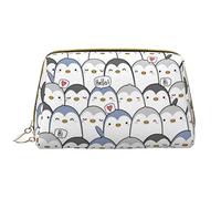 OGNOT Niagara Falls - Neceser organizador de viaje para hombres y mujeres, bolsa de maquillaje de cuero ligero, Pingüino, Talla única
