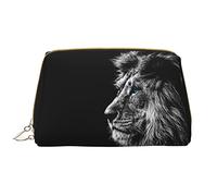 OGNOT Niagara Falls - Neceser organizador de viaje para hombres y mujeres, bolsa de maquillaje de cuero ligero, León, Talla única