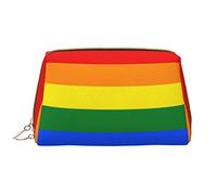 OGNOT Niagara Falls - Neceser organizador de viaje para hombres y mujeres, bolsa de maquillaje de cuero ligero, Arco iris, Talla única