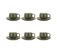OGO Living 2414261 - Juego de 6 pares de tazas de 22 olor verde