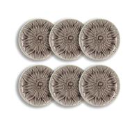 OGO Living 2614987 - Juego de platos de postre (20,5 cm), diseño de gres parma