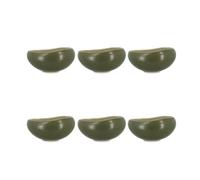OGO Living 2614994 - Juego de 6 platos de copa de olio de 15,5 cm, 60 n gres verde