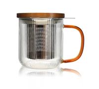 OGO Living - Tisana Karl 300 ml de vidrio borosilicato asa ámbar - 7912185