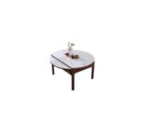 OGOODLE Mesa de comedor de madera maciza y silla combinada, redonda, telescópica, plegable, cuadrada y redonda, mesa de comedor pequeña para apartamento, mesa de cocina (B)