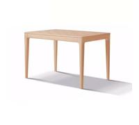 OGOODLE Mesa de comedor y sillas de madera maciza, mesa de comedor moderna y simple, mesa de comedor para el hogar, mesa de comedor para apartamento, mesa de cocina (M: 140 x 80 x 75,8 cm)