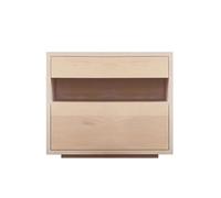 OGOODLE Mesilla de Noche Mesa Auxiliar de Esquina for Sala de Estar, Estilo nórdico, Sencilla, for Dormitorio, mesita de Noche Cuadrada Mesas Auxiliares de Dormitorio